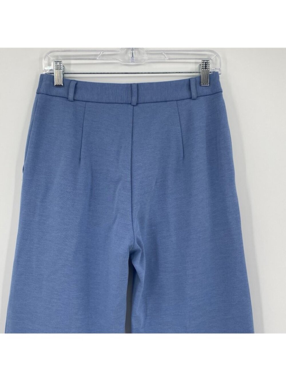 J McLaughlin Womens Size 2 Blue Brock Straight Leg Pant Rayon Nylon Career - Picture 12 of 13